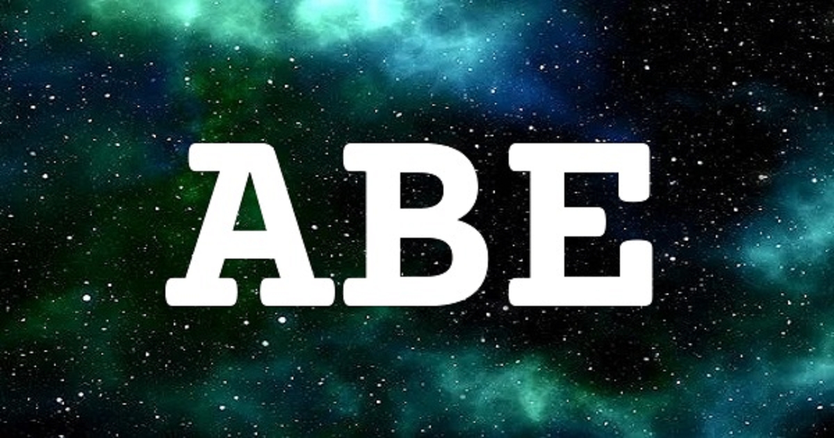 ABE 英文名字意義