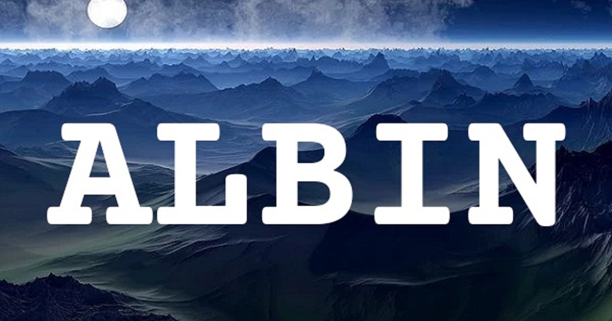 ALBIN 英文名字意義