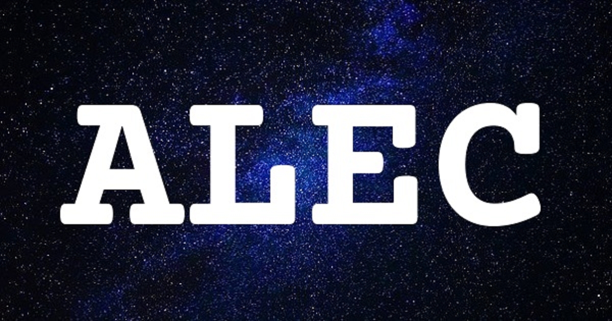 ALEC 英文名字意義