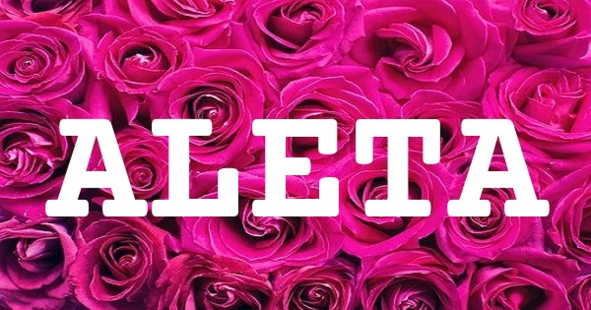 ALETA 英文名字意義