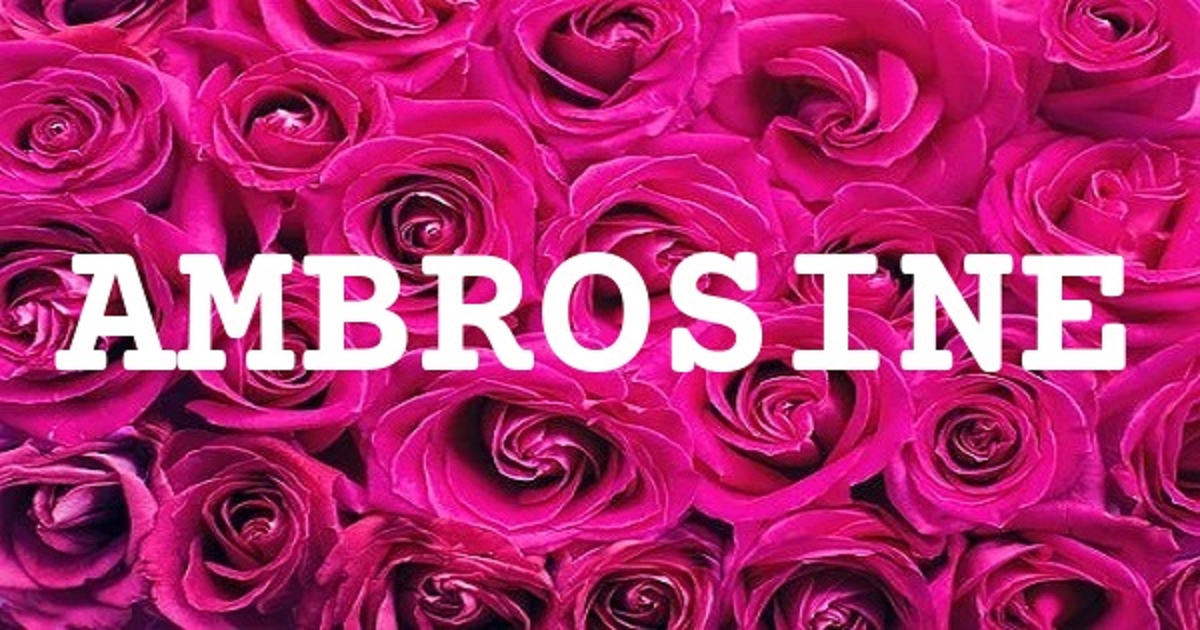 AMBROSINE 英文名字意義