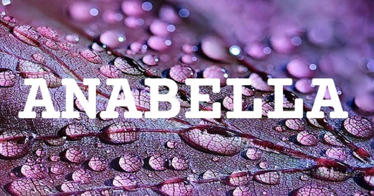 ANABELLA 英文名字意義