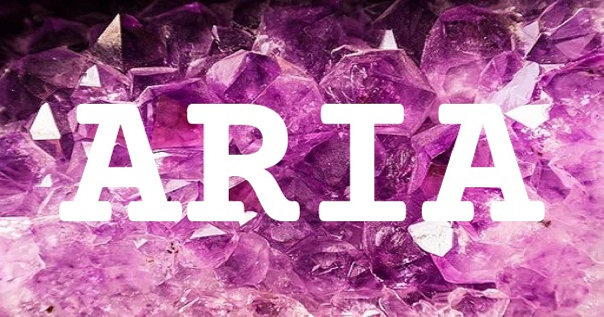 ARIA 英文名字意義