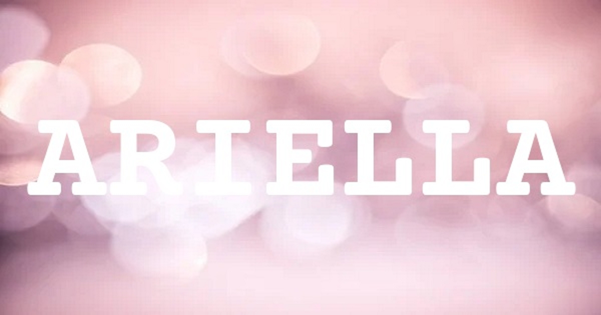 ARIELLA 英文名字意義