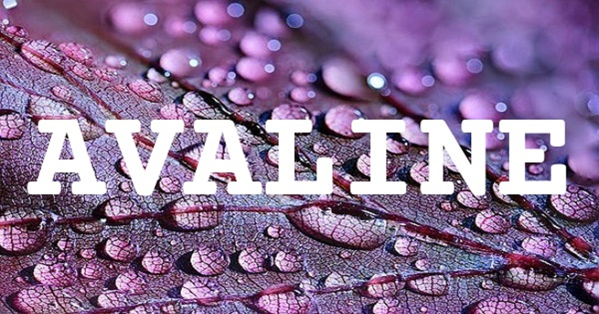 AVALINE 英文名字意義