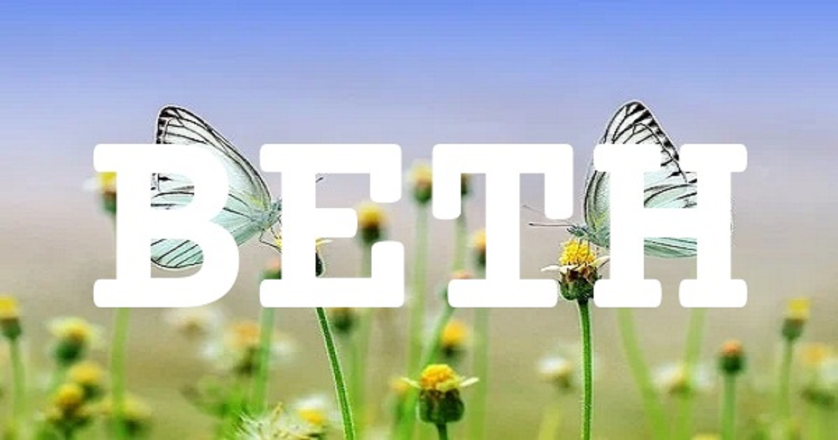 BETH 英文名字意義