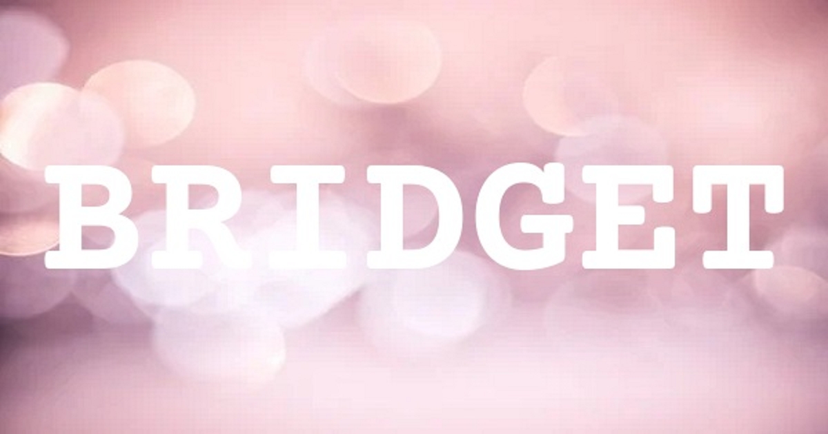 BRIDGET 英文名字意義
