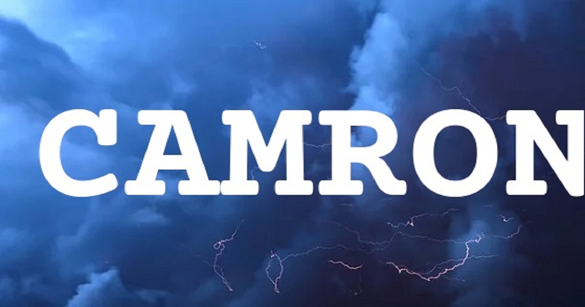 CAMRON 英文名字意義