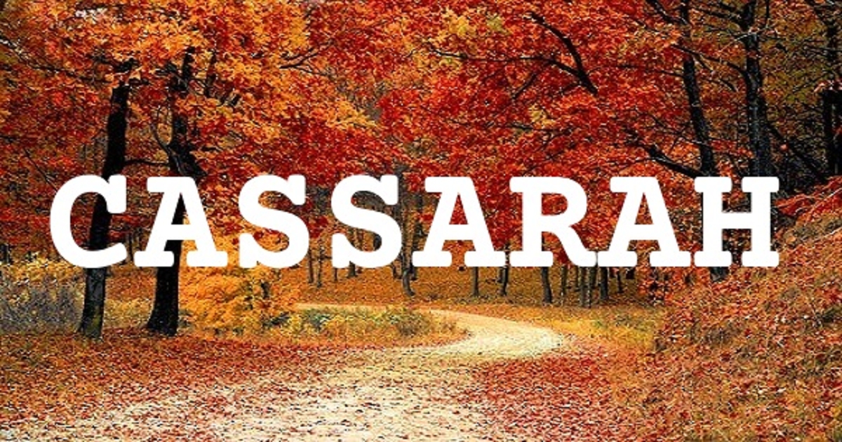 CASSARAH 英文名字意義