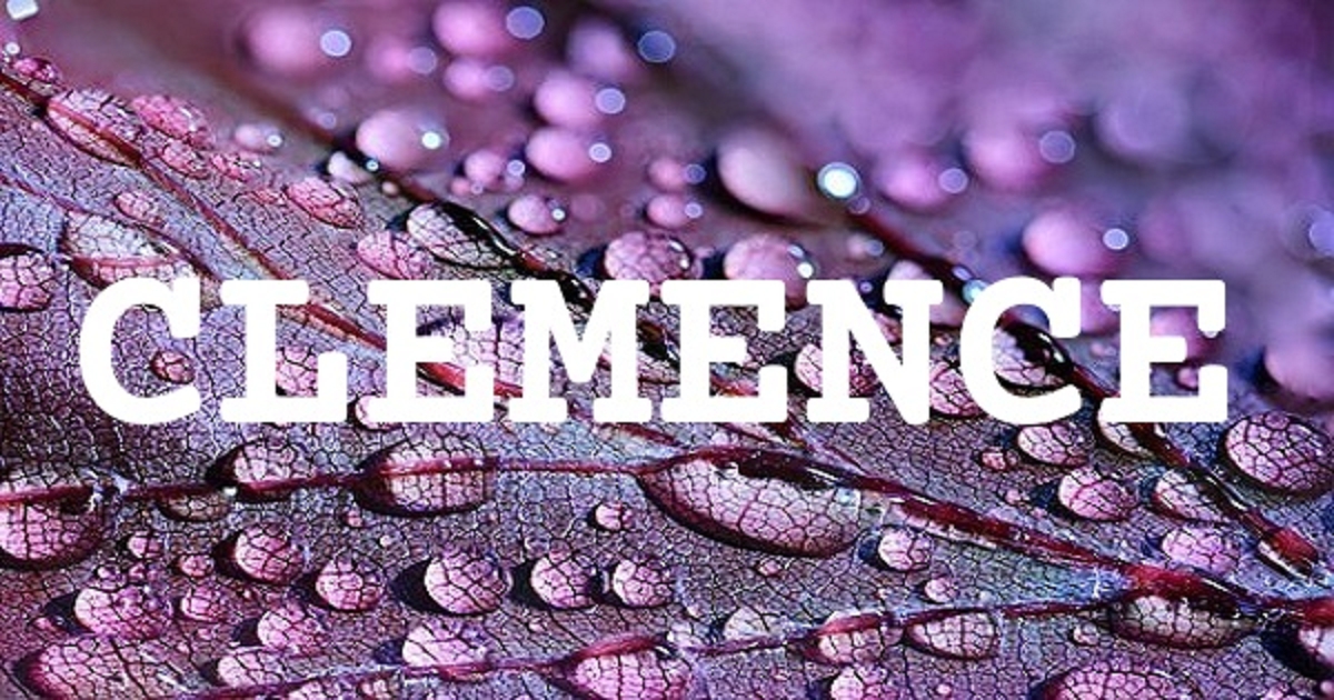 CLEMENCE 英文名字意義