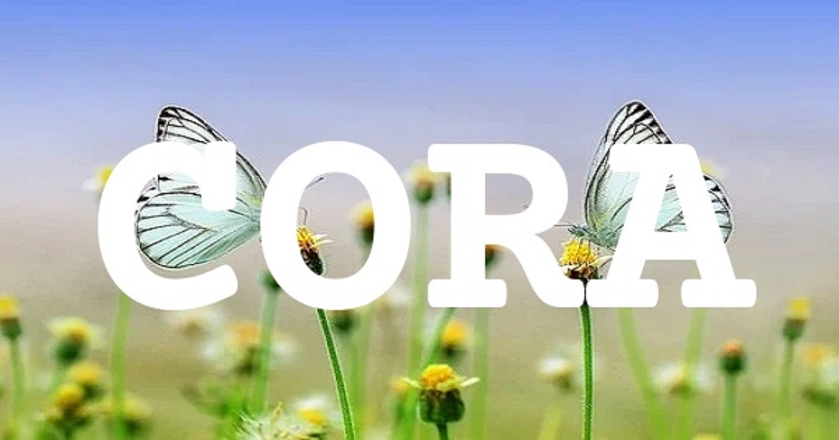 CORA 英文名字意義