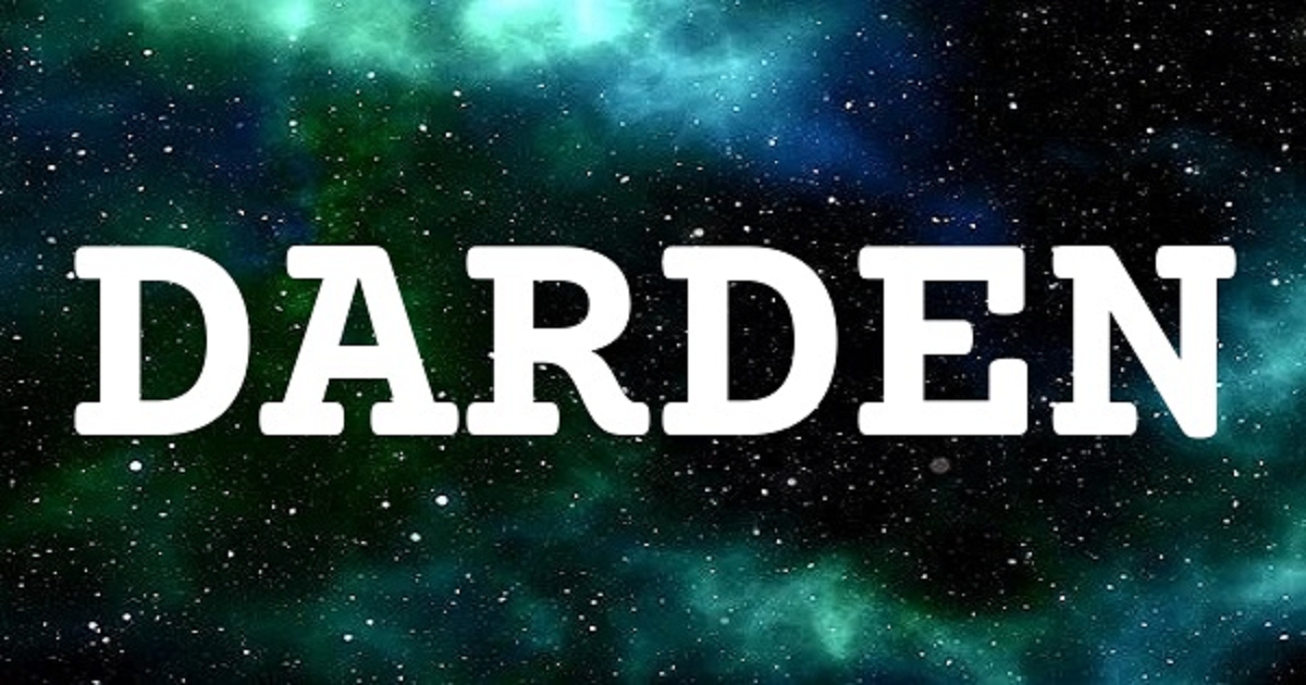 DARDEN 英文名字意義