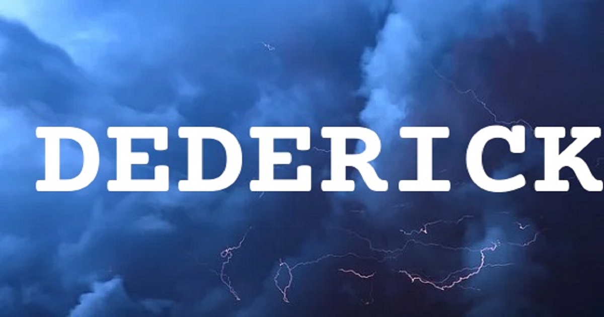 DEDERICK 英文名字意義