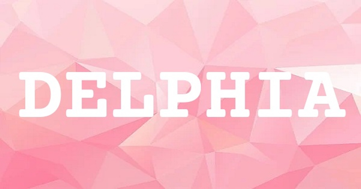 DELPHIA 英文名字意義