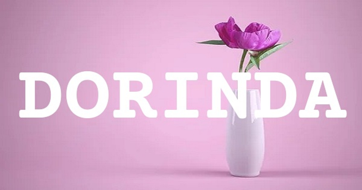 DORINDA 英文名字意義