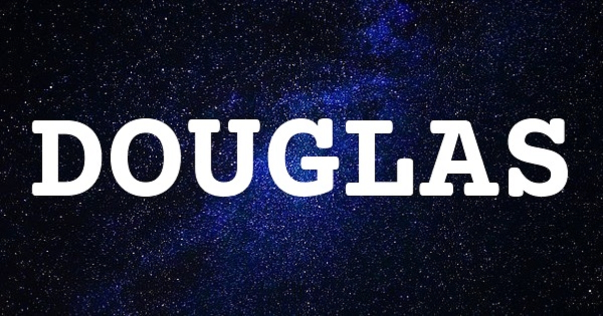 DOUGLAS 英文名字意義