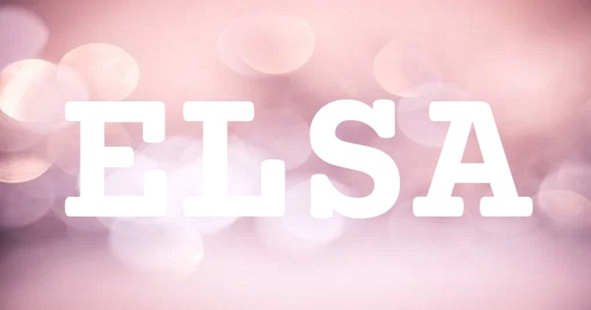 ELSA 英文名字意義