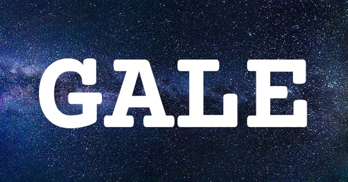 GALE 英文名字意義
