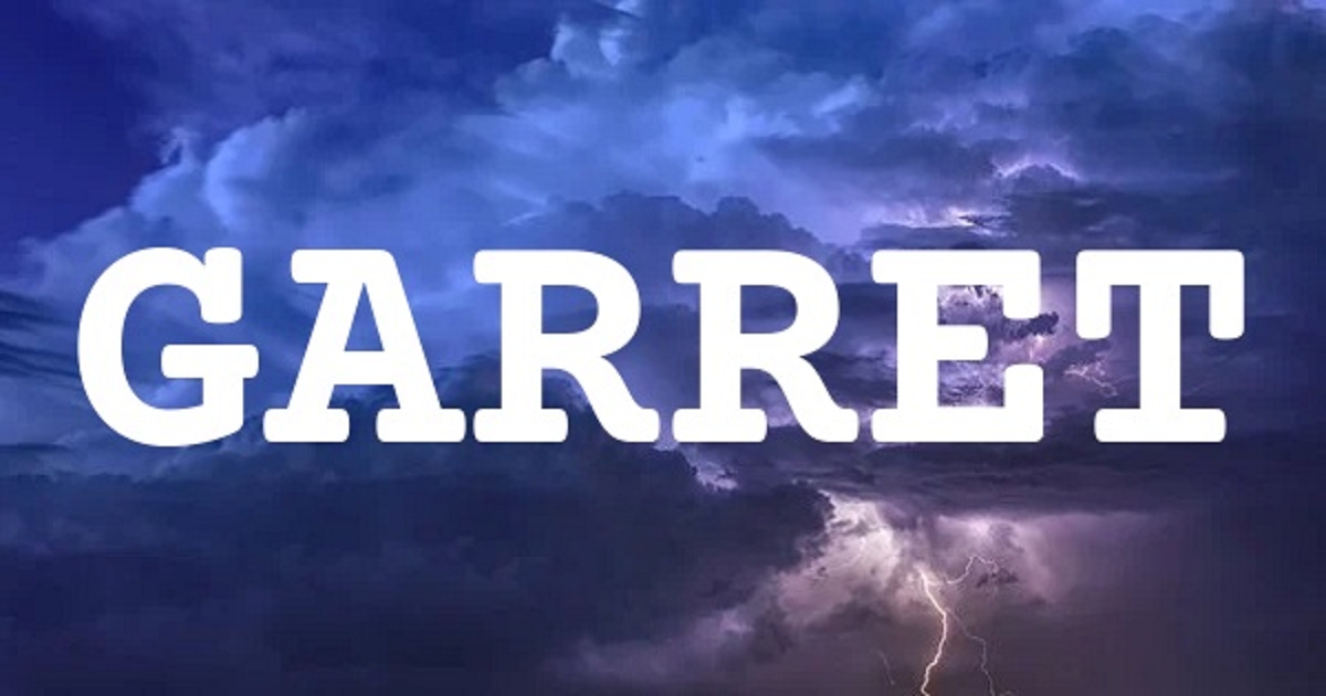GARRET 英文名字意義