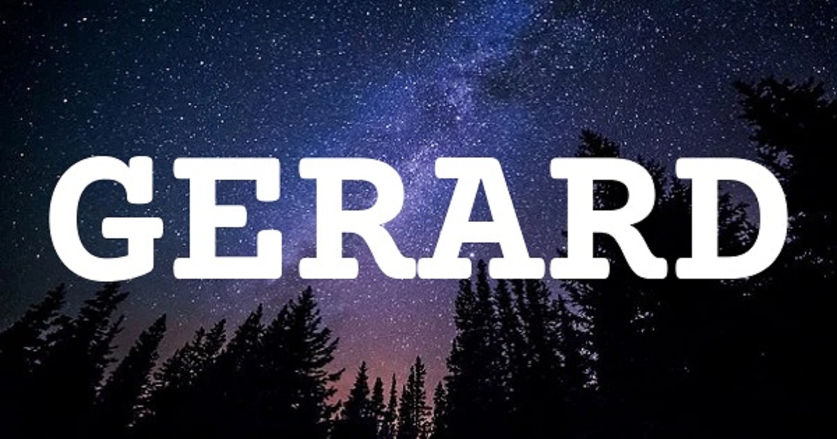 GERARD 英文名字意義