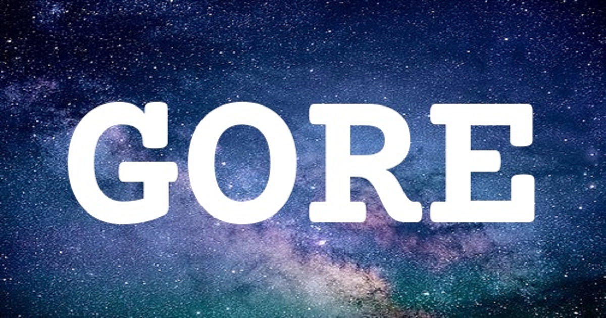 GORE 英文名字意義