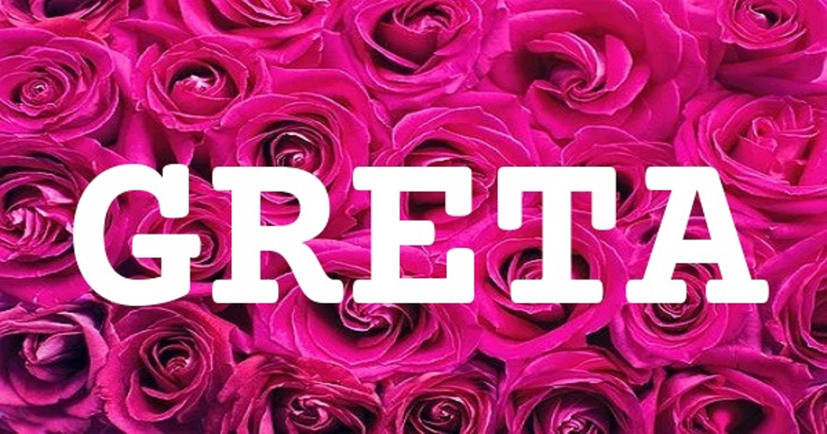 GRETA 英文名字意義