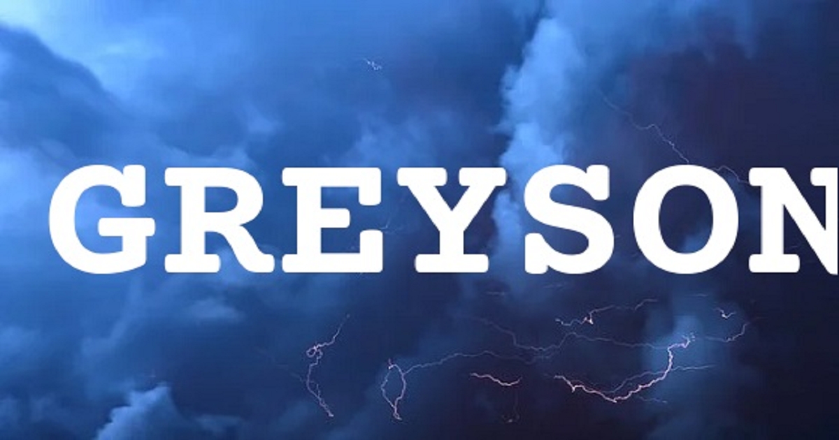 GREYSON 英文名字意義