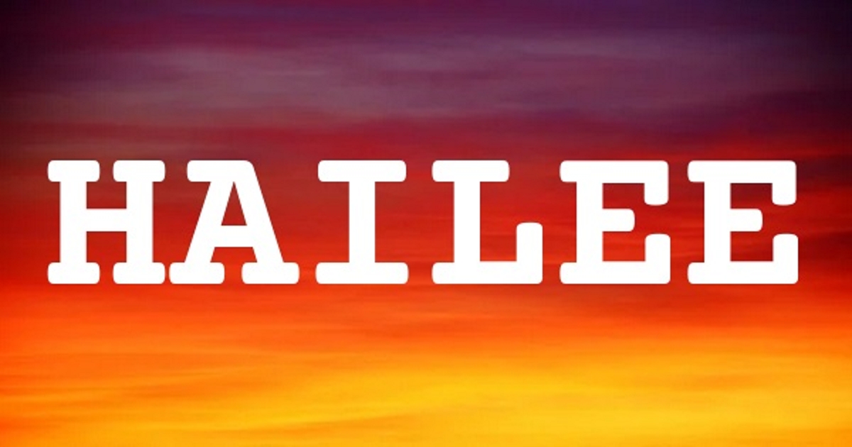 HAILEE 英文名字意義