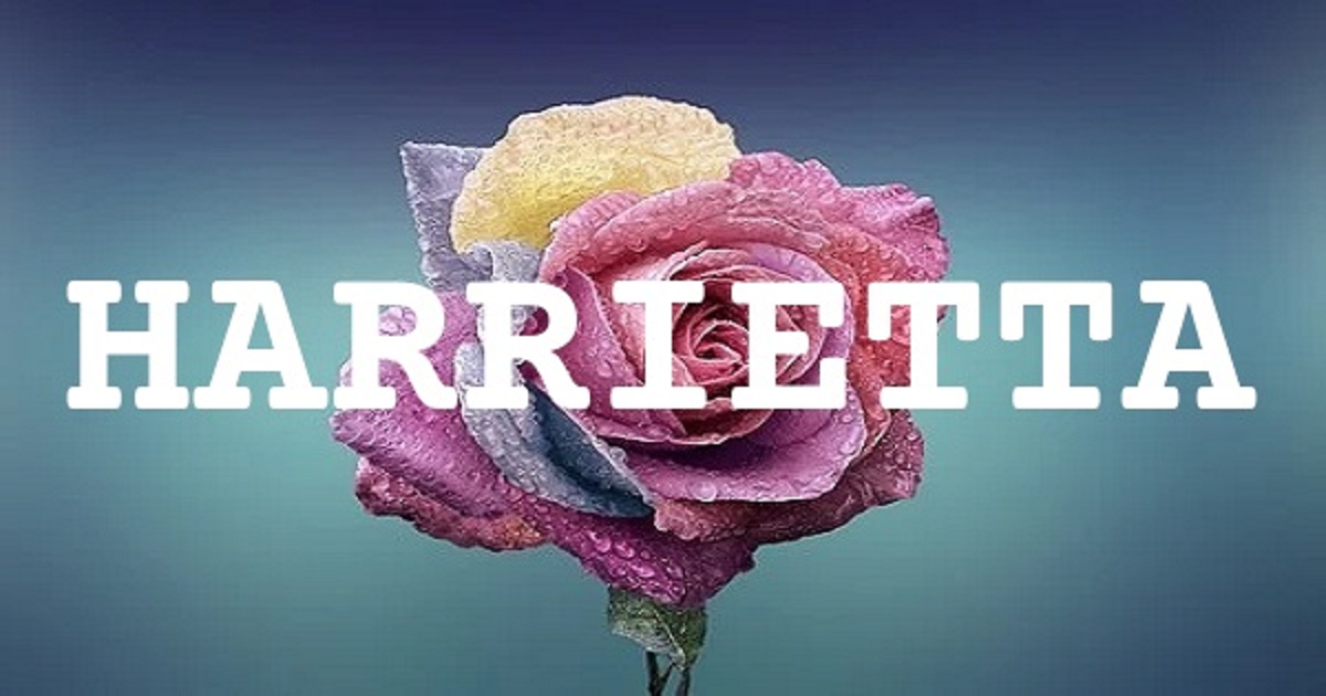 HARRIETTA 英文名字意義
