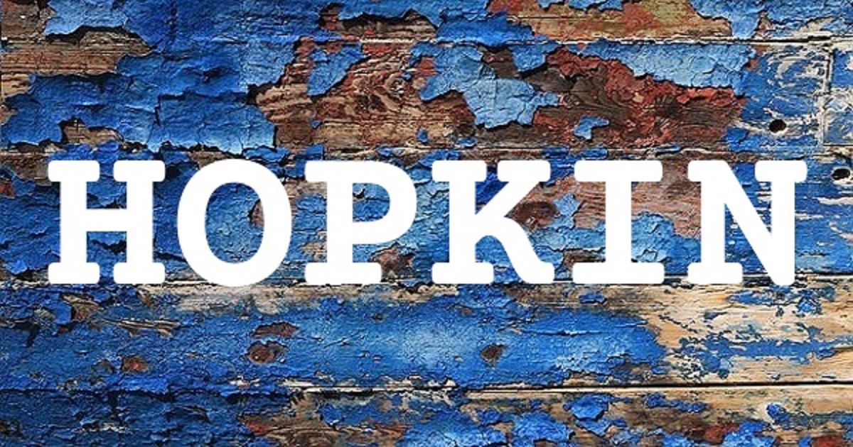 HOPKIN 英文名字意義