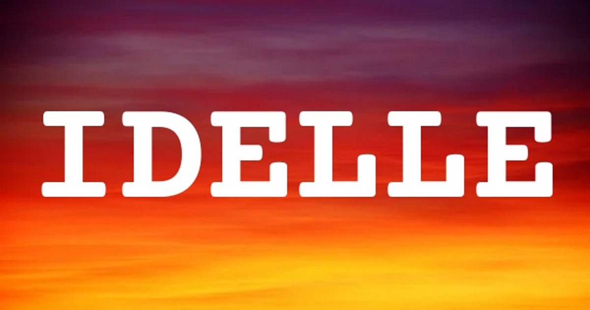 IDELLE 英文名字意義