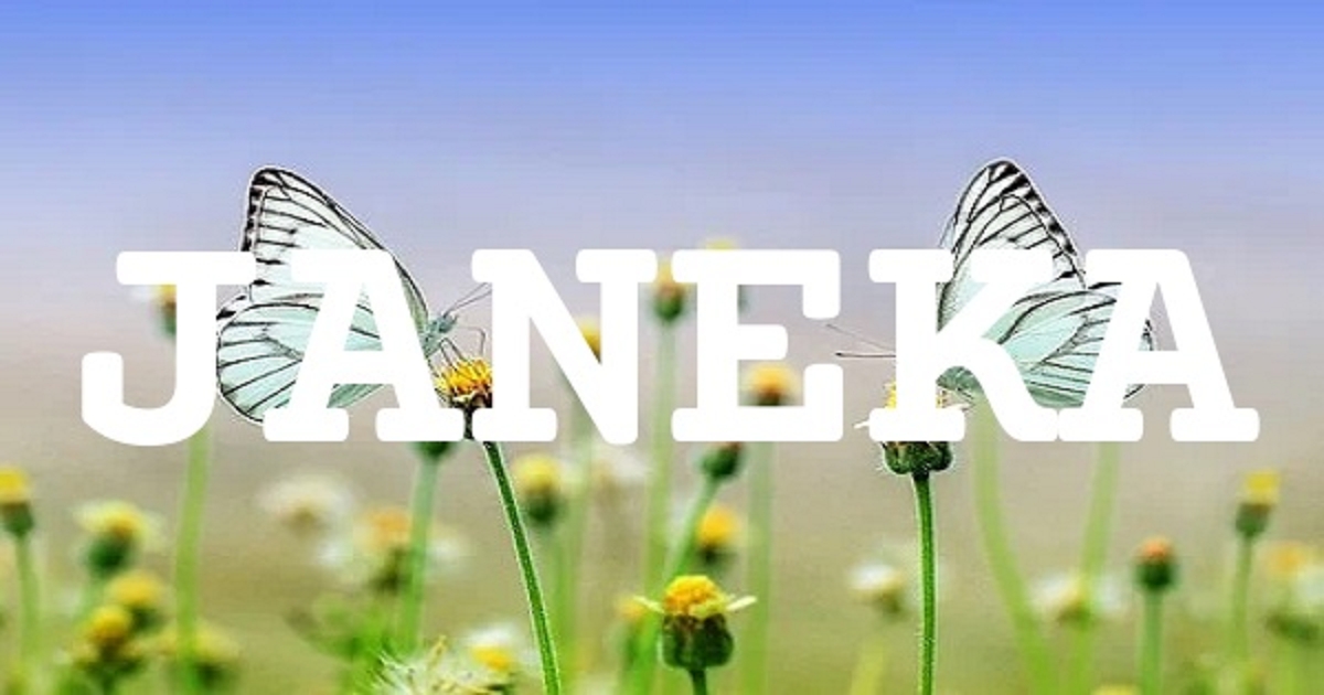 JANEKA 英文名字意義