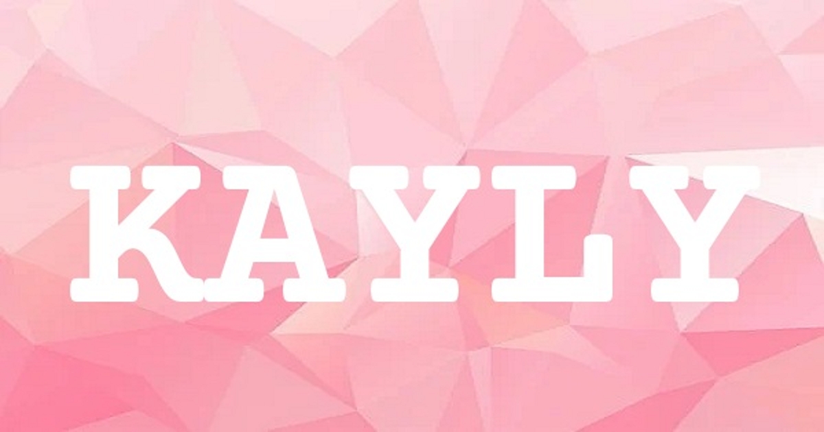 KAYLY 英文名字意義