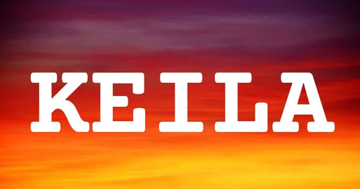 KEILA 英文名字意義