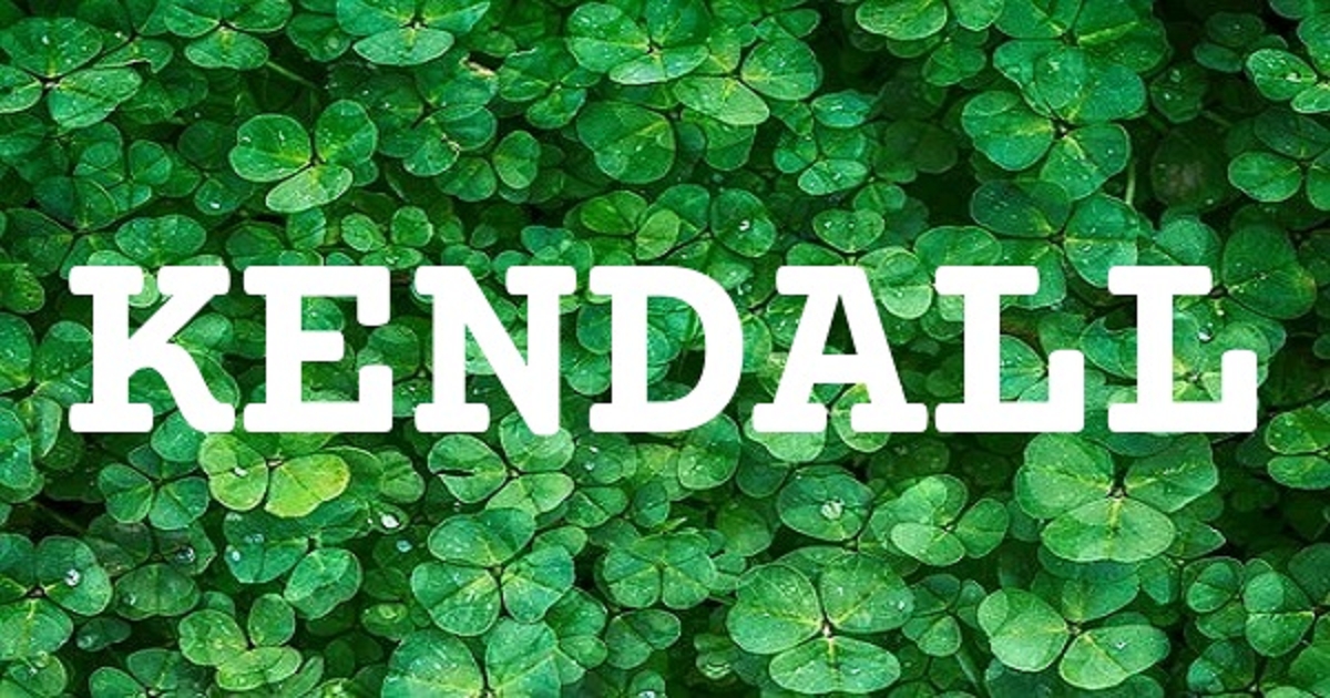 KENDALL 英文名字意義