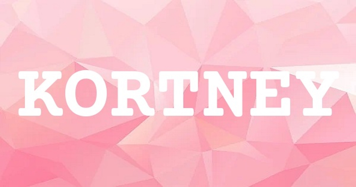 KORTNEY 英文名字意義