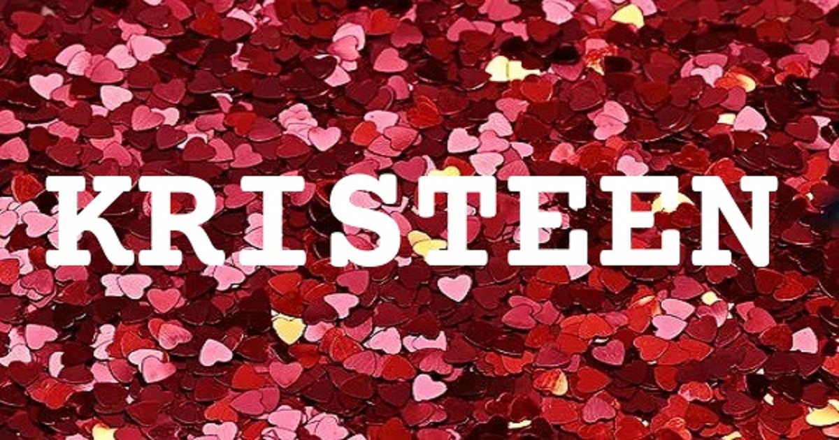 KRISTEEN 英文名字意義