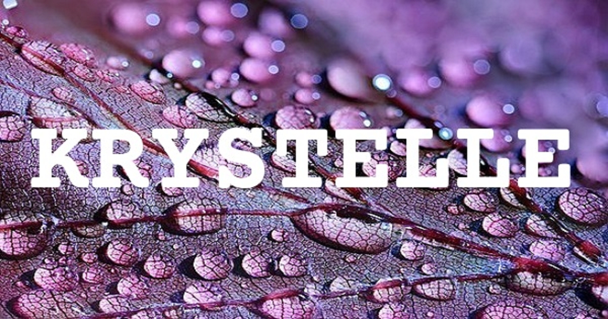 KRYSTELLE 英文名字意義