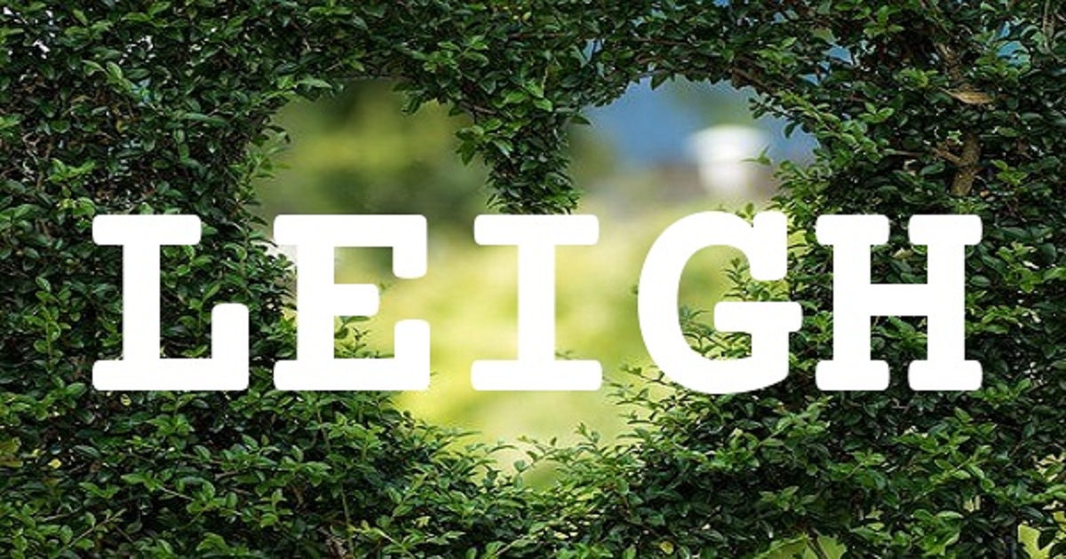 LEIGH 英文名字意義