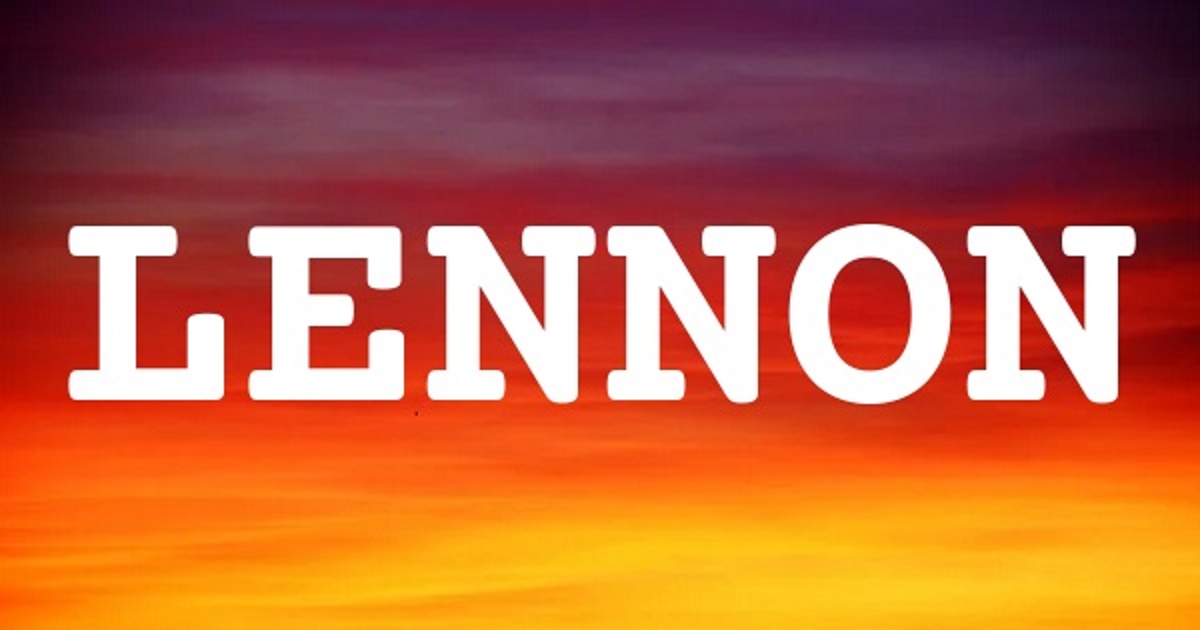 LENNON 英文名字意義
