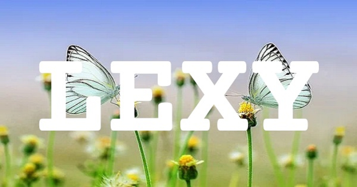 LEXY 英文名字意義