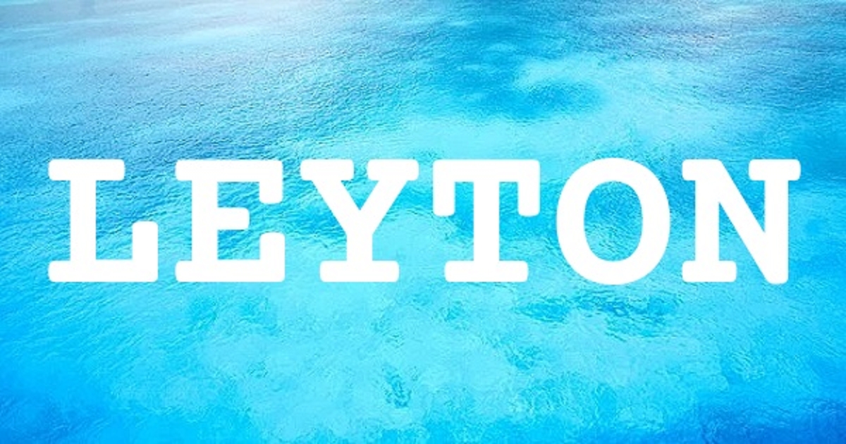 LEYTON 英文名字意義
