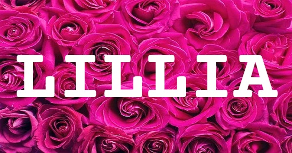 LILLIA 英文名字意義