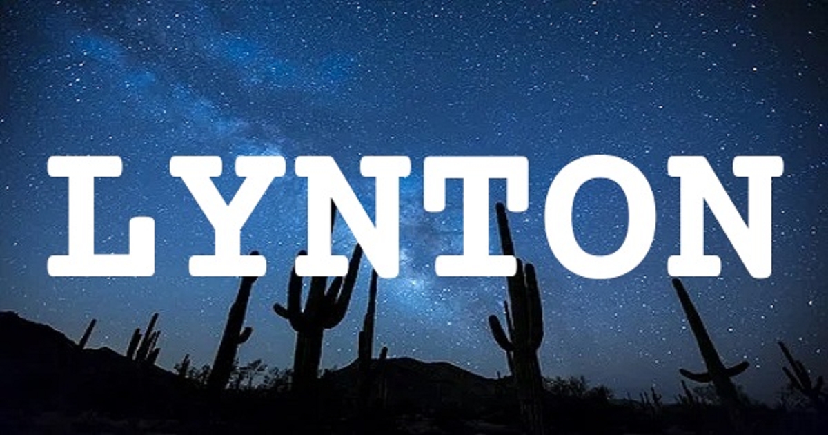LYNTON 英文名字意義