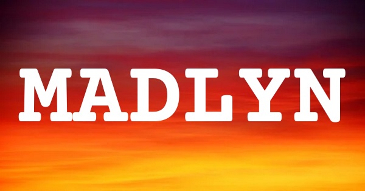 MADLYN 英文名字意義