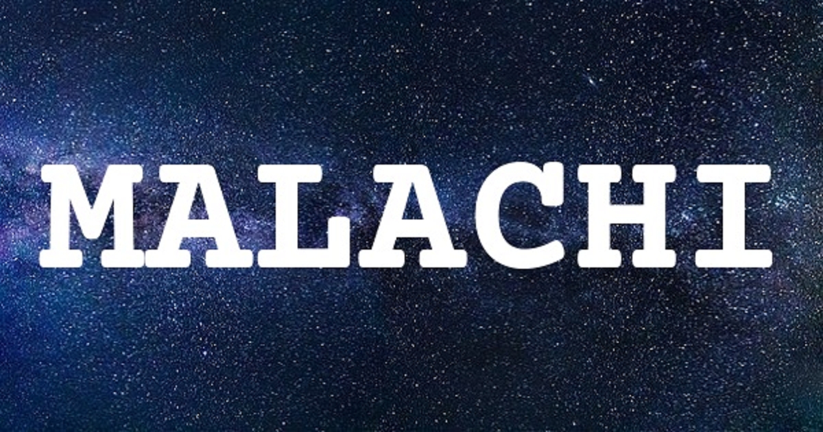 MALACHI 英文名字意義