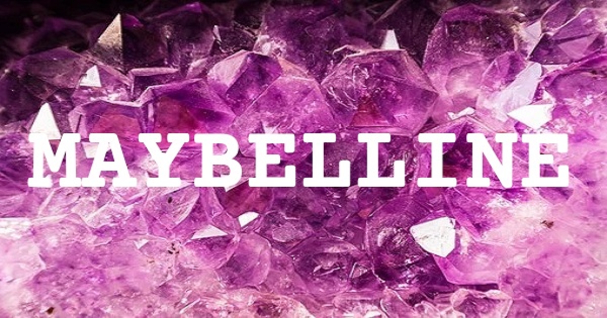 MAYBELLINE 英文名字意義