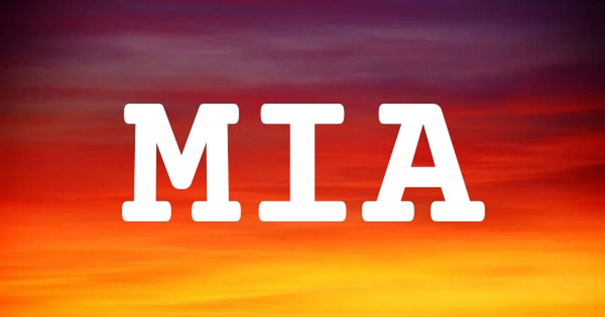 MIA 英文名字意義