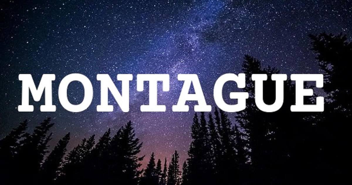 MONTAGUE 英文名字意義