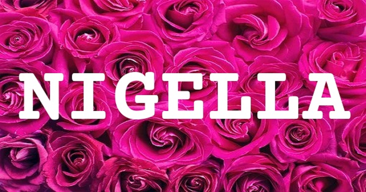 NIGELLA 英文名字意義